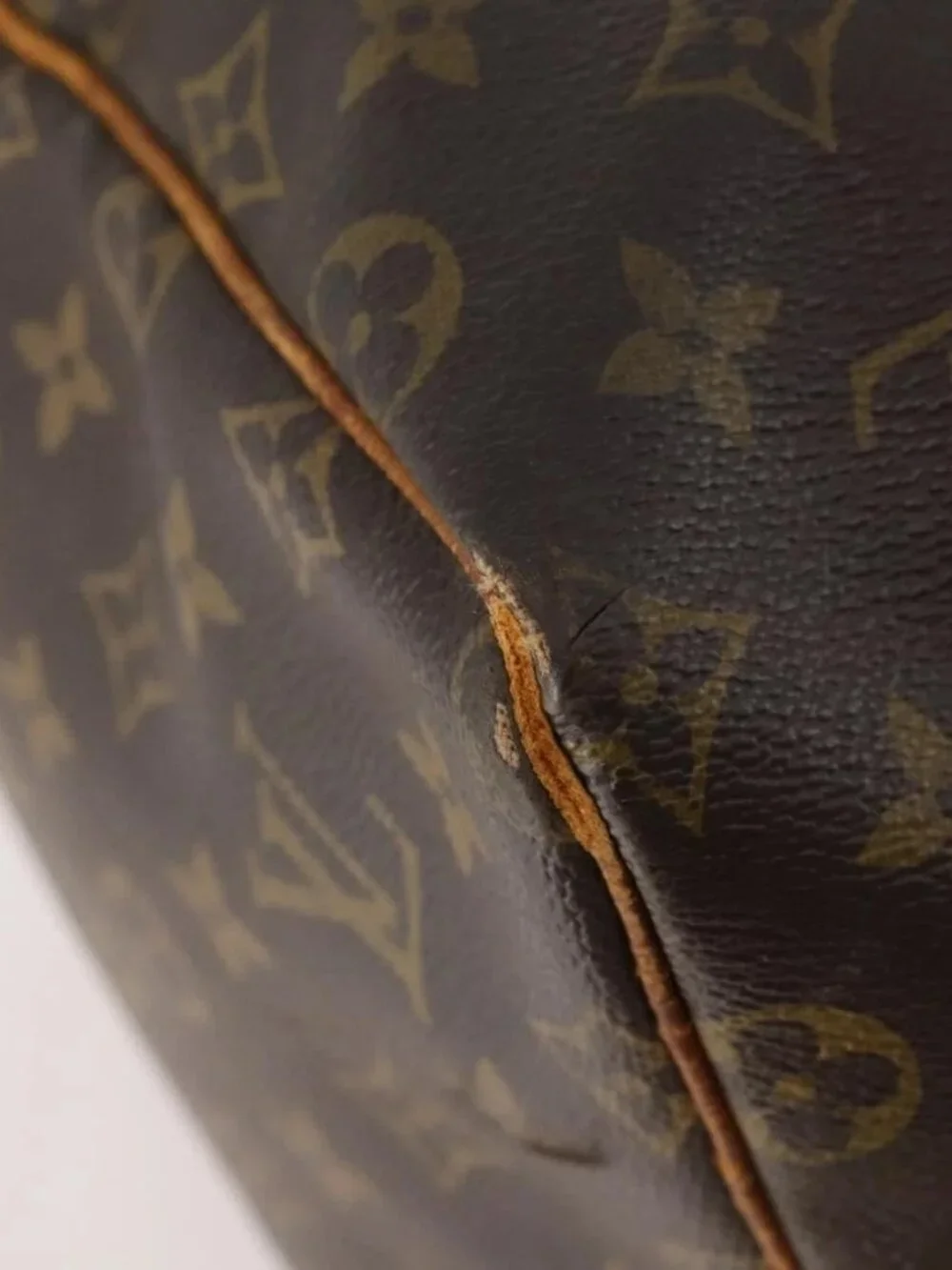 LOUIS VUITTON Monogram Keepall 55 Boston Bag M41424 LV Auth 169687 - Picture 5 of 16